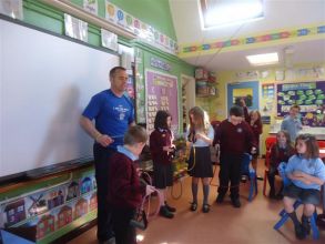 P3&4 Visit from Tommy the Fitness Trainer