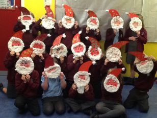 P4's Santa Faces